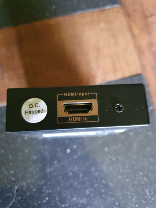 24v DC-DC Convertor+  Labgear 1-4 HDMI Splitter