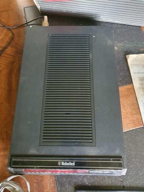 ` RESERVED FOR JOHN GROBLER`  Robotics Courier HST Modem