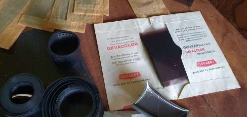 Vintage Black light Bulbs, Film Negatives Lot