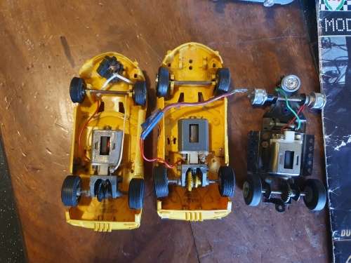 Vintage Scalextric Transformers, Cars, Accessories and Booklets