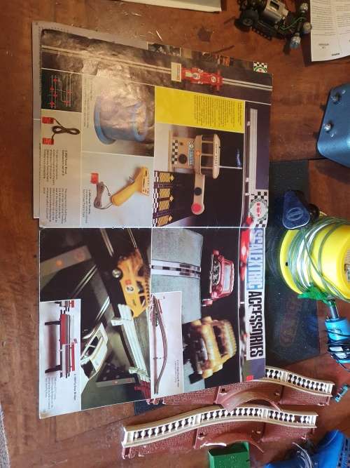 Vintage Scalextric Transformers, Cars, Accessories and Booklets