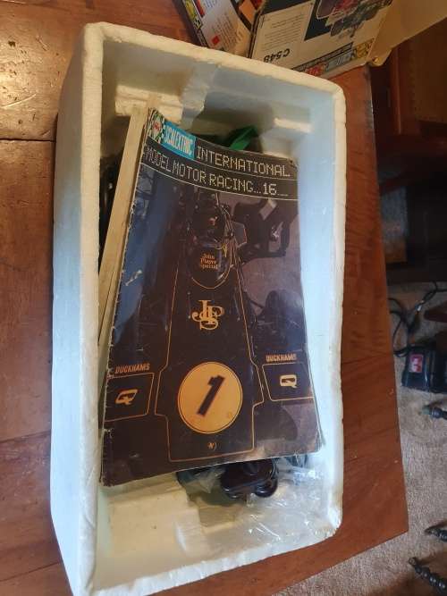 Vintage Scalextric Transformers, Cars, Accessories and Booklets