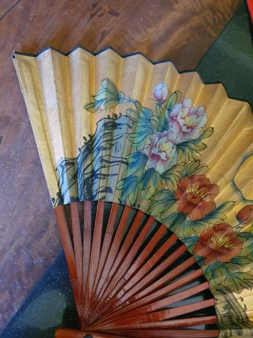 Two Beautiful Chinese Bamboo Fans