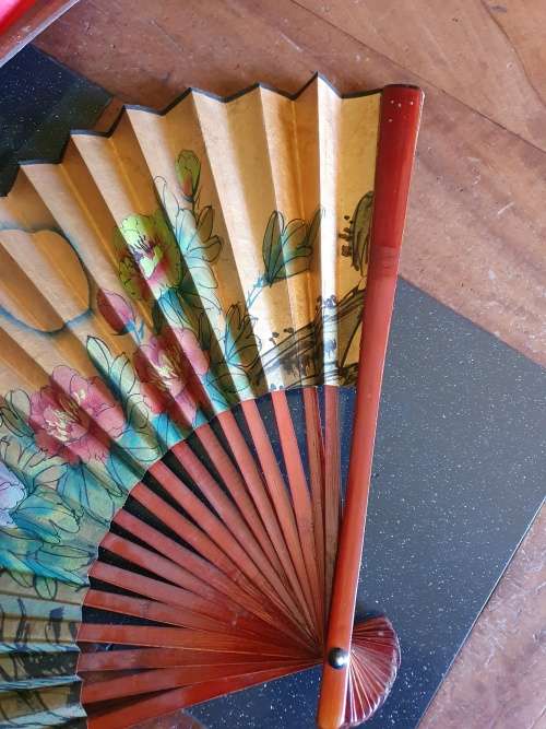 Two Beautiful Chinese Bamboo Fans