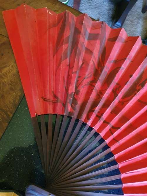 Two Beautiful Chinese Bamboo Fans