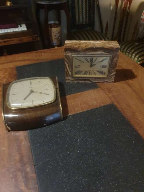 Junghans Ato-Mat & an 8 Day Mantle Clock made in France.