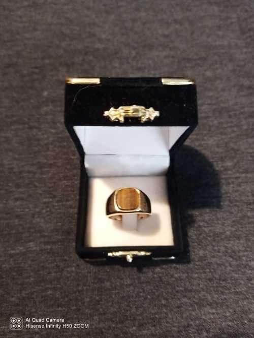 Stunning Fabiani Mens Tiger Eye Ring