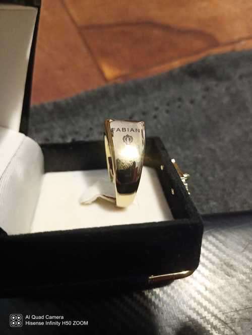 Stunning Fabiani Mens Tiger Eye Ring