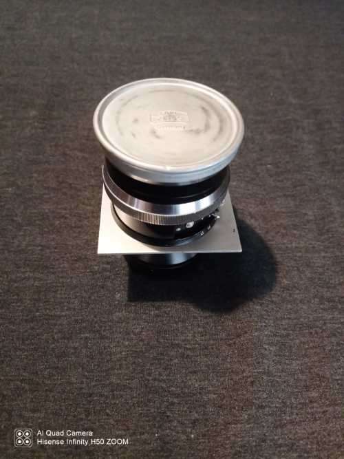 Rare Carl Zeiss Biogon Lens.  Linhoff Mount