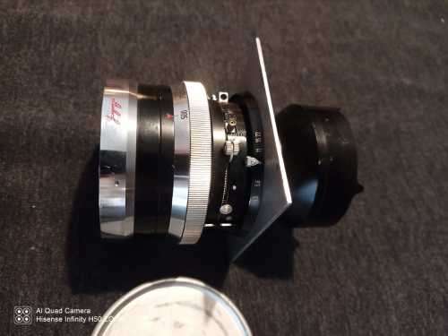 Rare Carl Zeiss Biogon Lens.  Linhoff Mount