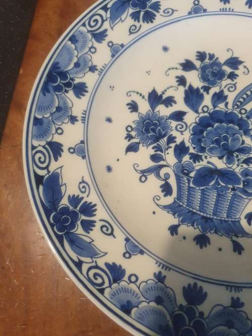 Stunning Vintage Delft Plate