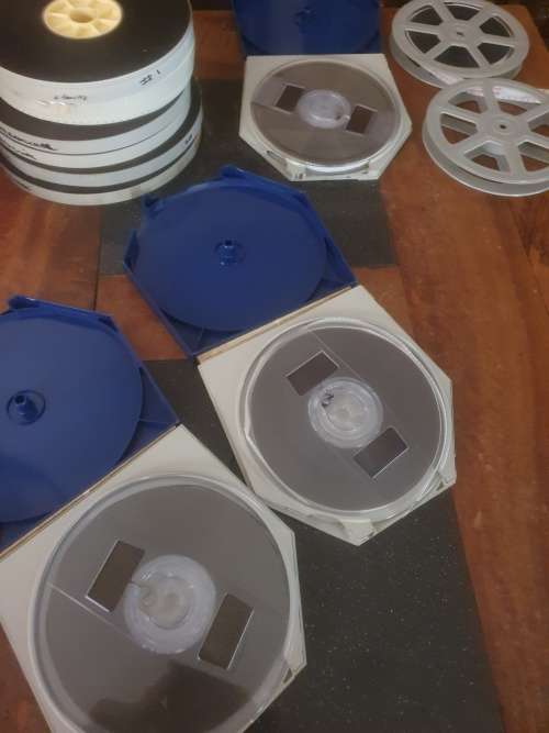 Super 8mm & 16mm Film Reels In Large Fiberglass Case