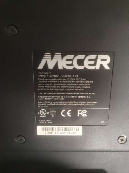 Mecer Monitor TJ677 17`