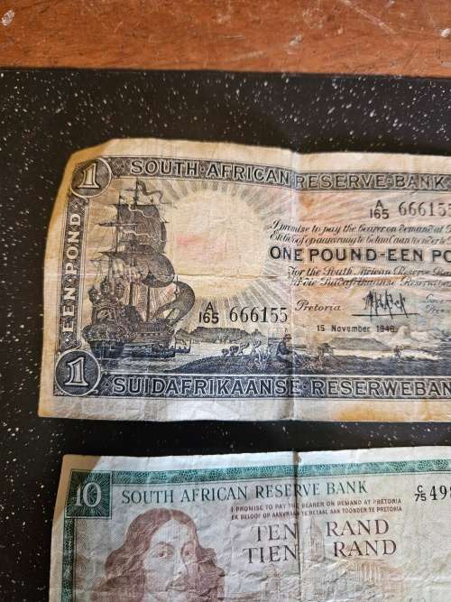 South Africa Vintage Bank Notes
