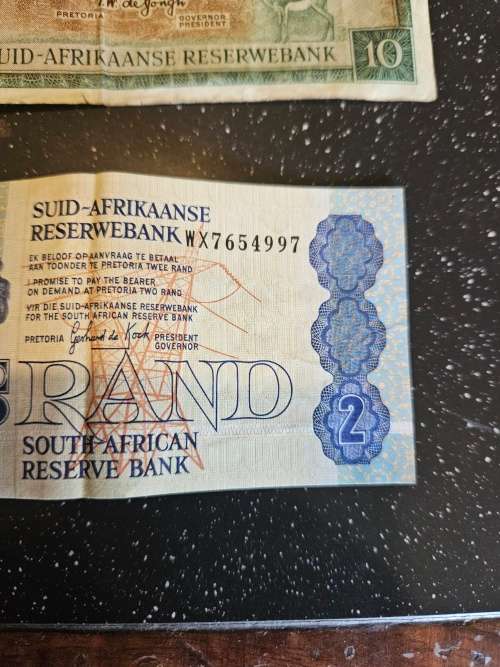 South Africa Vintage Bank Notes