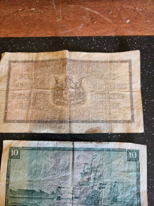 South Africa Vintage Bank Notes