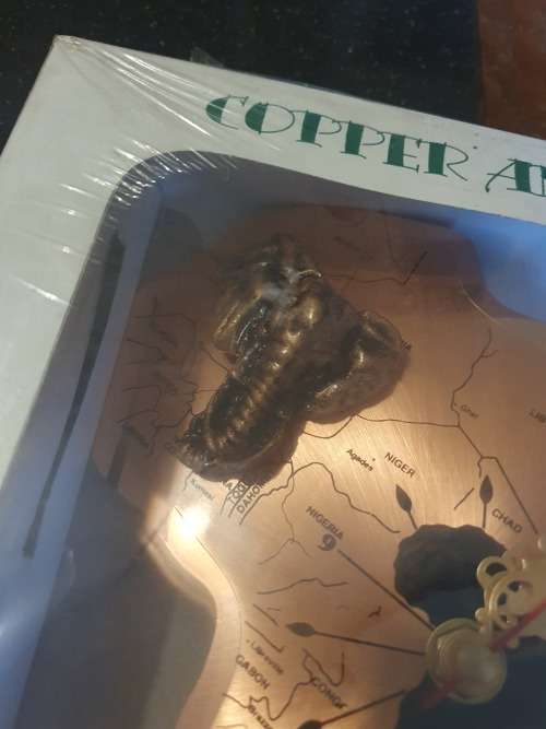 2 X Big Five Copper Clocks