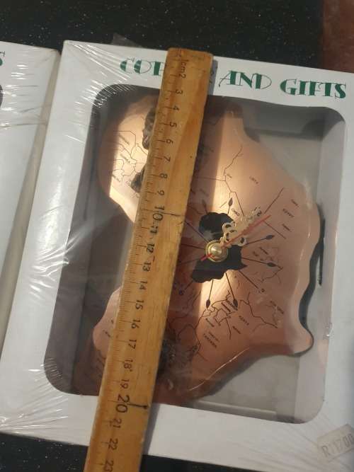 2 X Big Five Copper Clocks