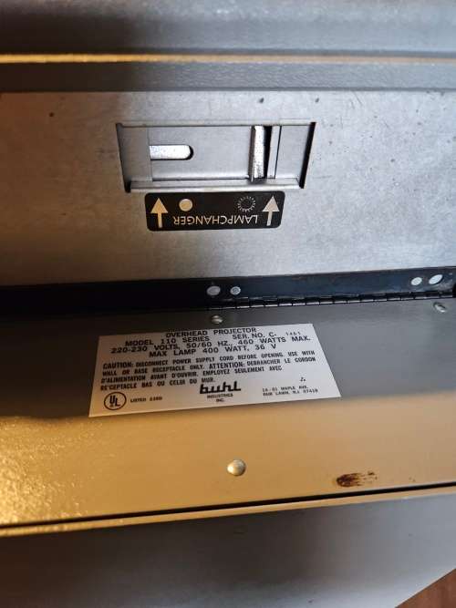 Portable Buhl Projector