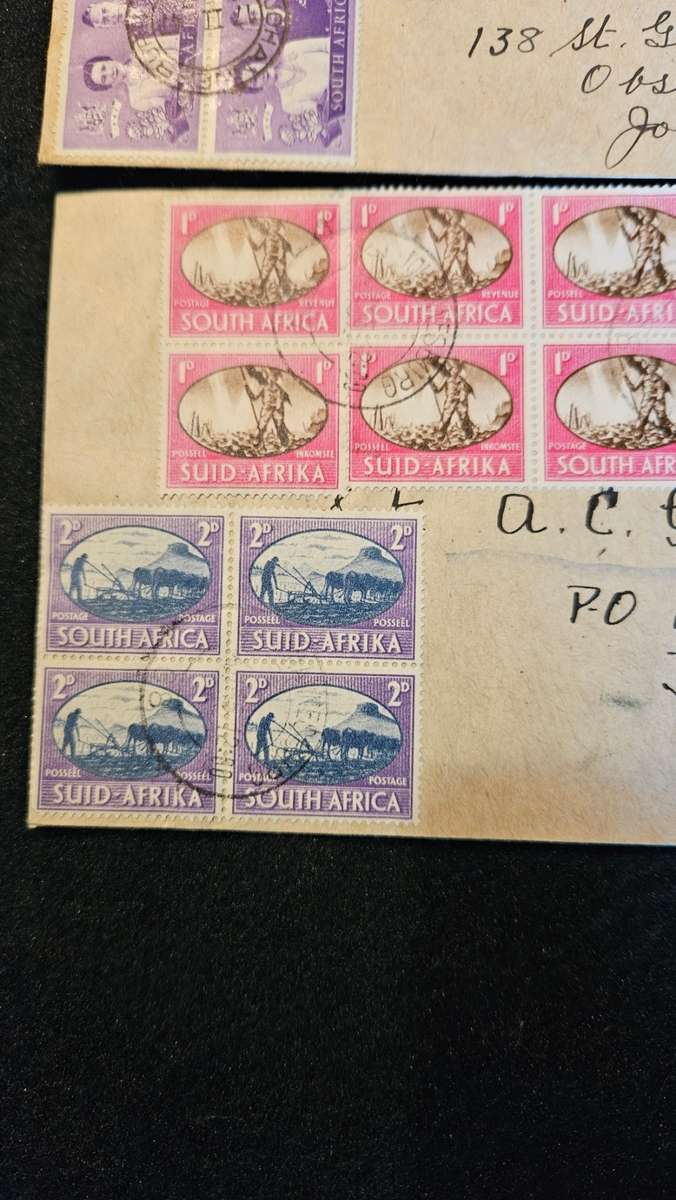 Collectable Stamps on Envelopes