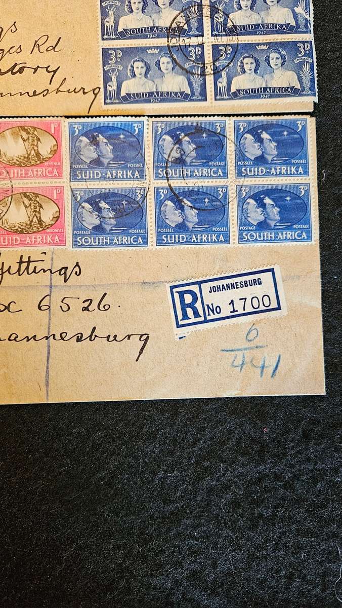 Collectable Stamps on Envelopes