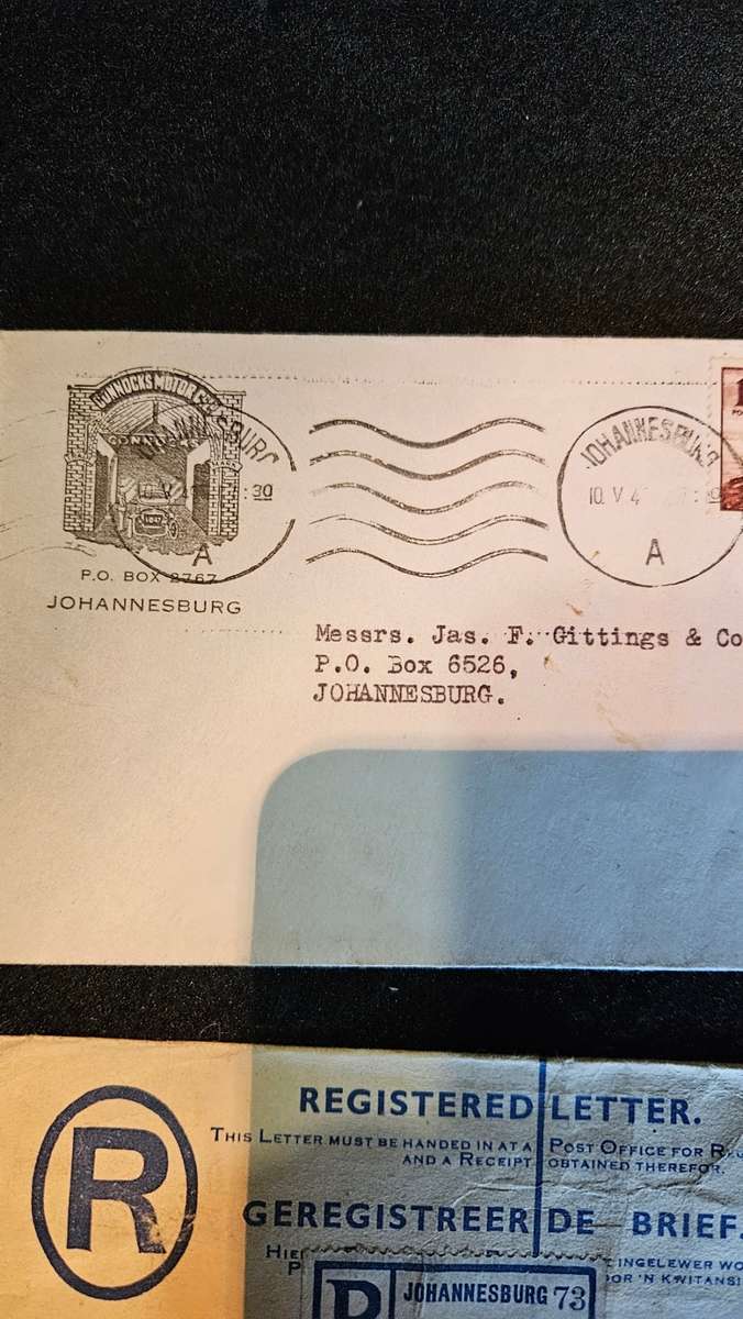 Collection of Collectable Stamps on Envelopes