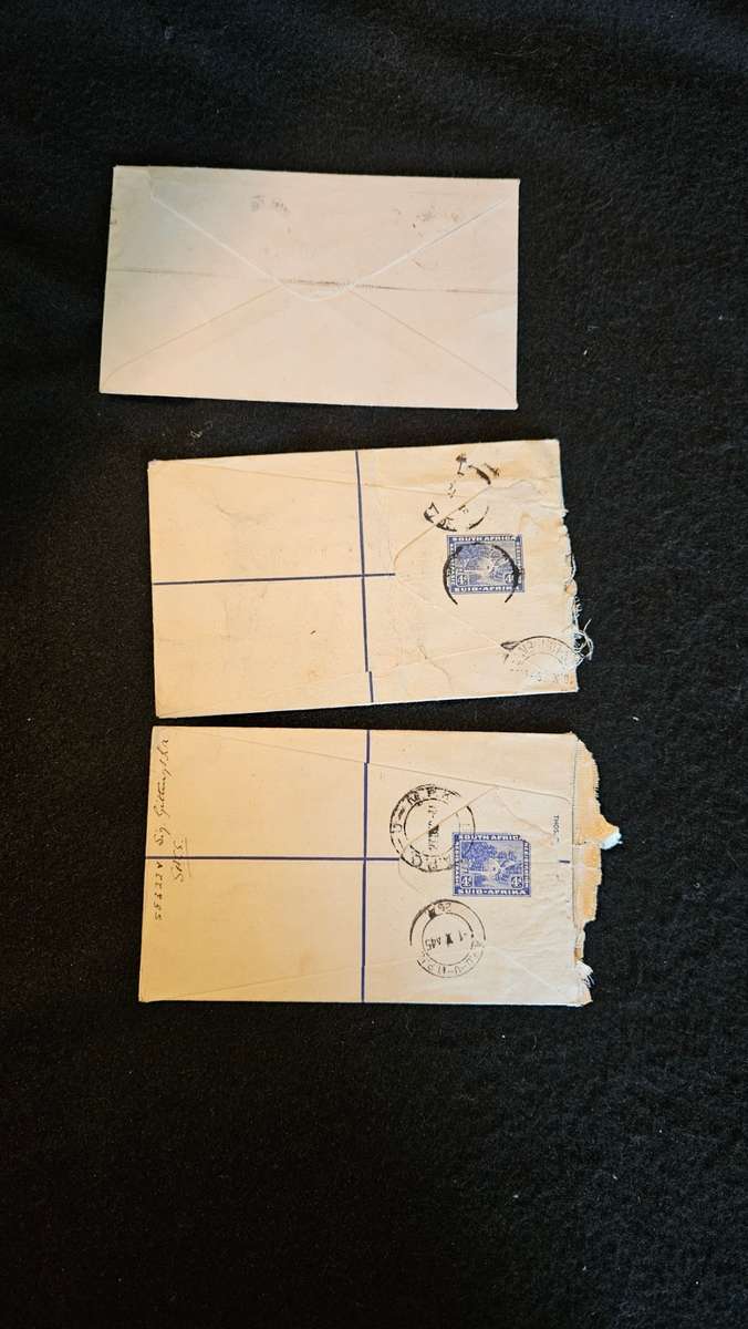 Collection of Collectable Stamps on Envelopes