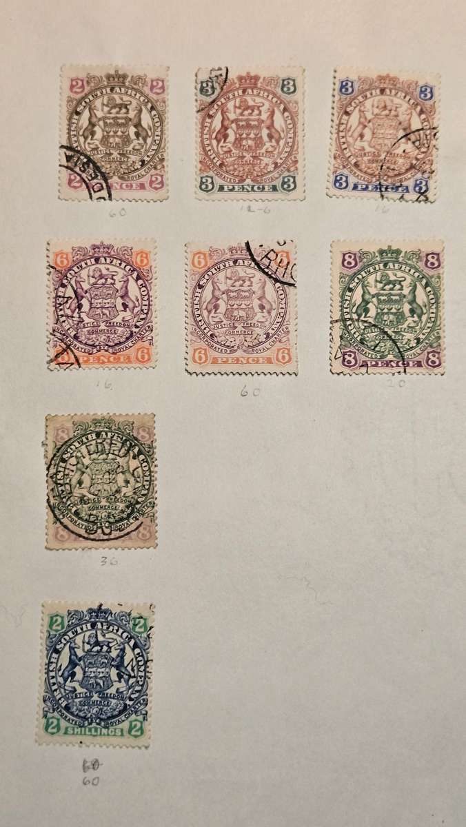 British South Africa Stamps