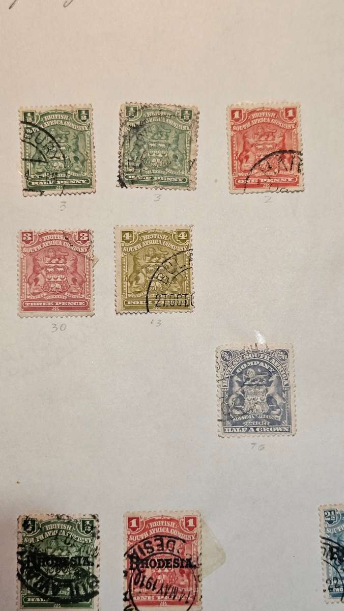British South Africa Stamps