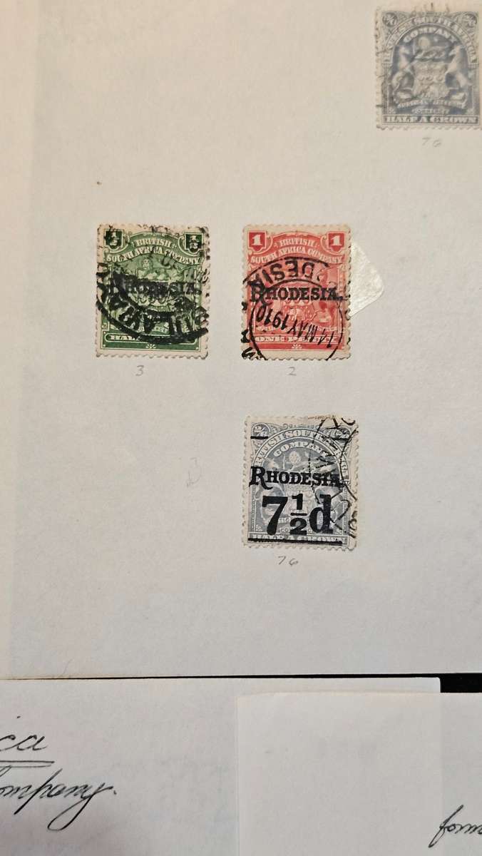 British South Africa Stamps