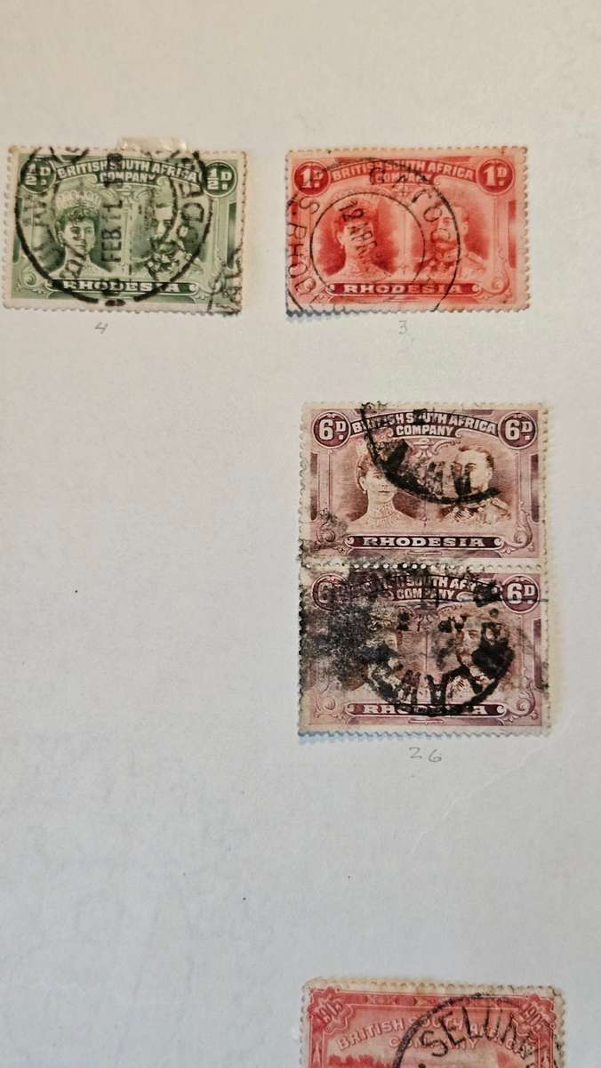 British South Africa Stamps