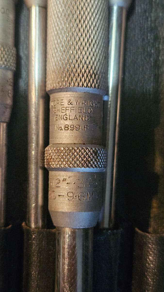 Two Sets of Moore & Wright Tools