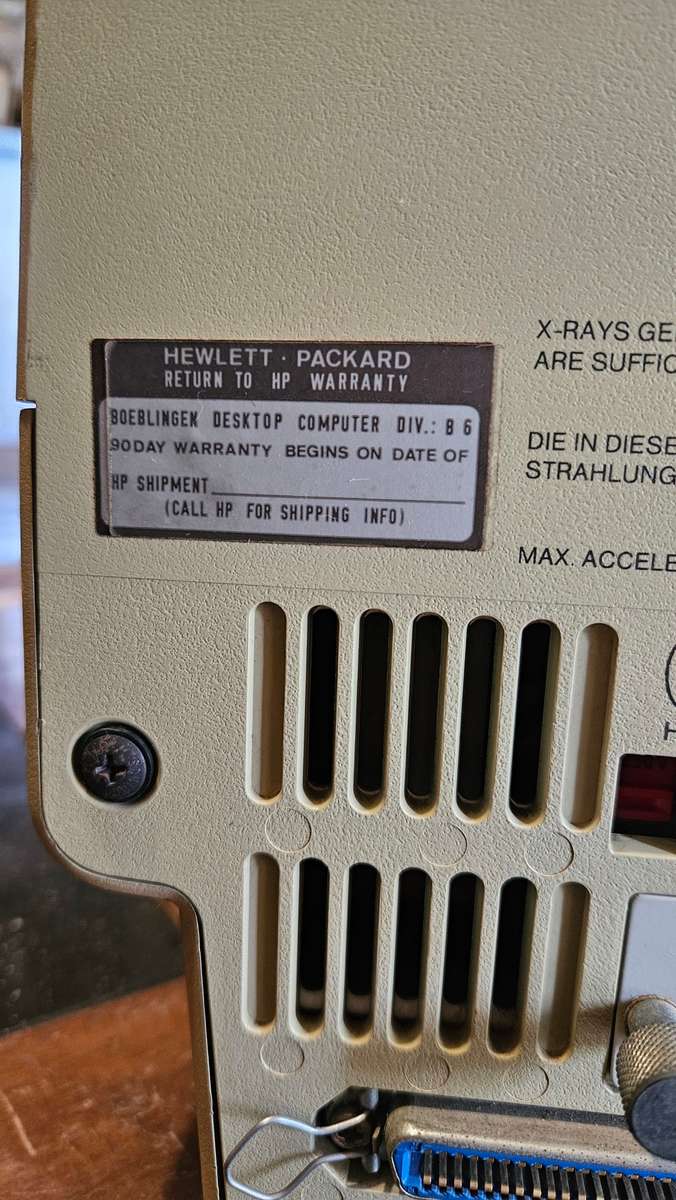 Hewlett Packard 9186 Boeblingen Desktop Computer