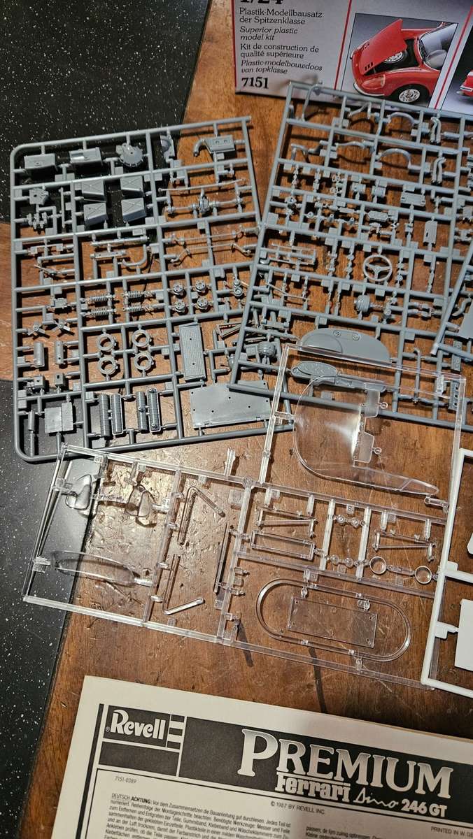 Ferrari Dino 246 GT Scale 1-24 by Revell Premium