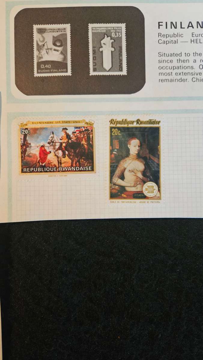 Mongolia. Nicaragua, Germany & Finland Stamps