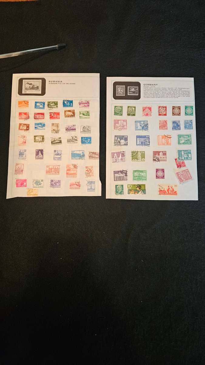 Rumania & Germany Stamps