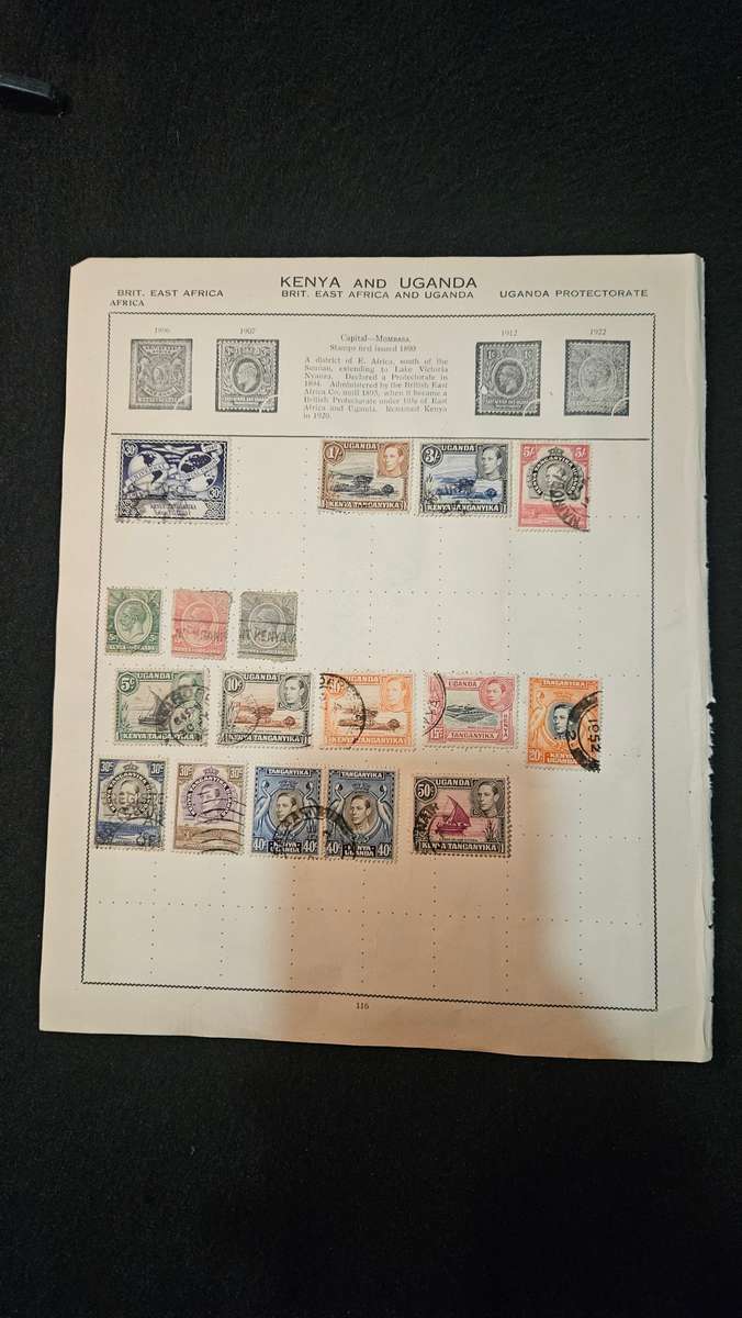 Yugoslavia, Kenya & Uganda Stamps