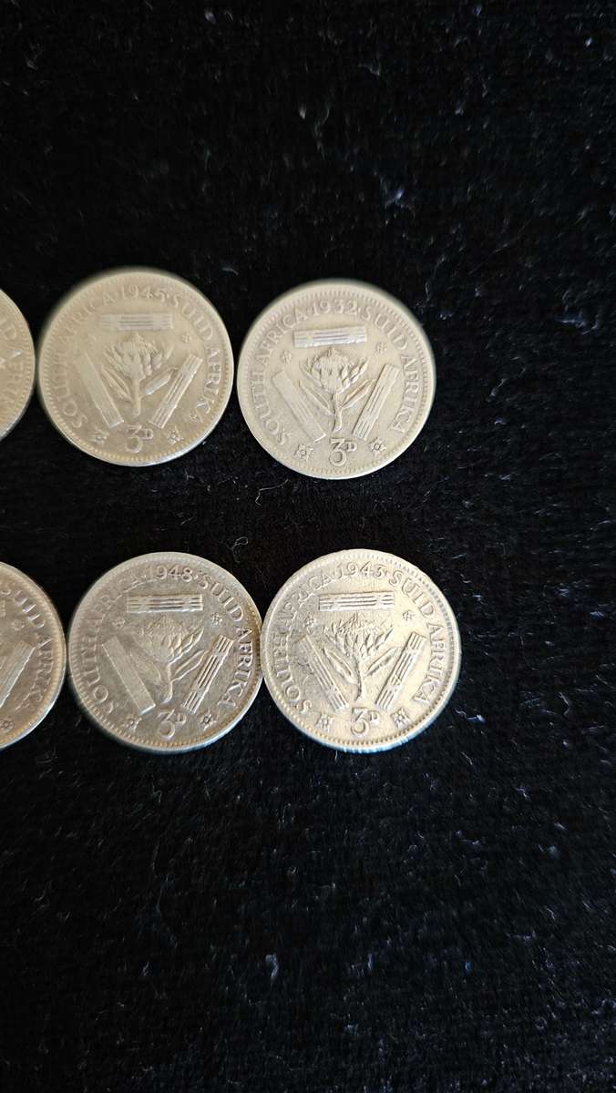 South African 3D Silver Coins