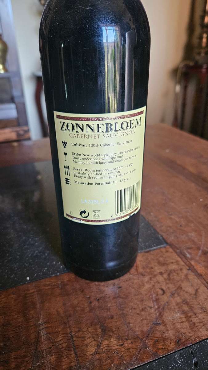 2003 Zonnebloem Cabernet Sauvignon