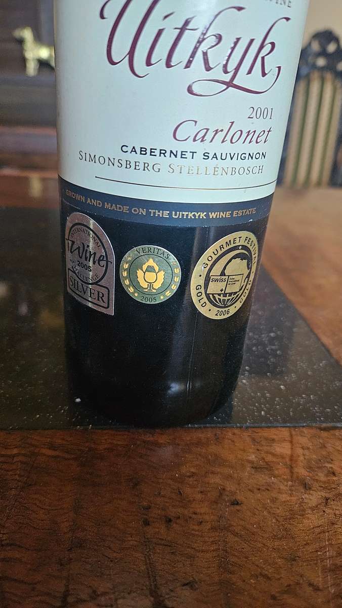2001 Uitkyk Carlonet Cabernet Sauvignon