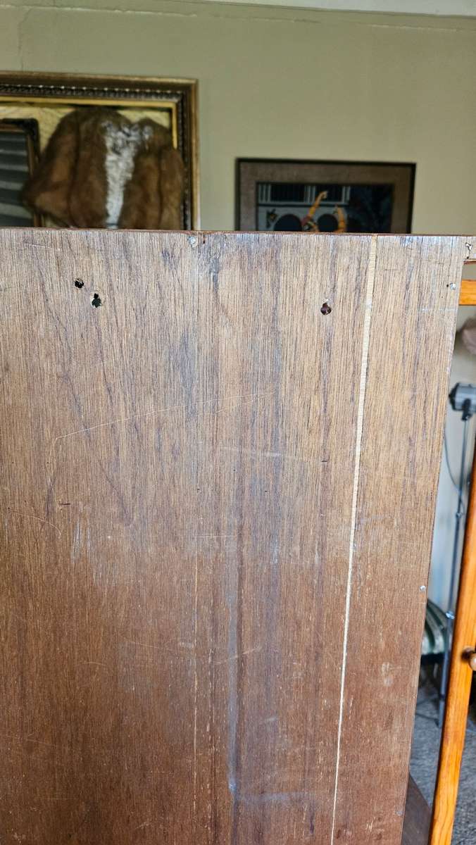 Beautiful Double Door Oregon Pine CD Rack