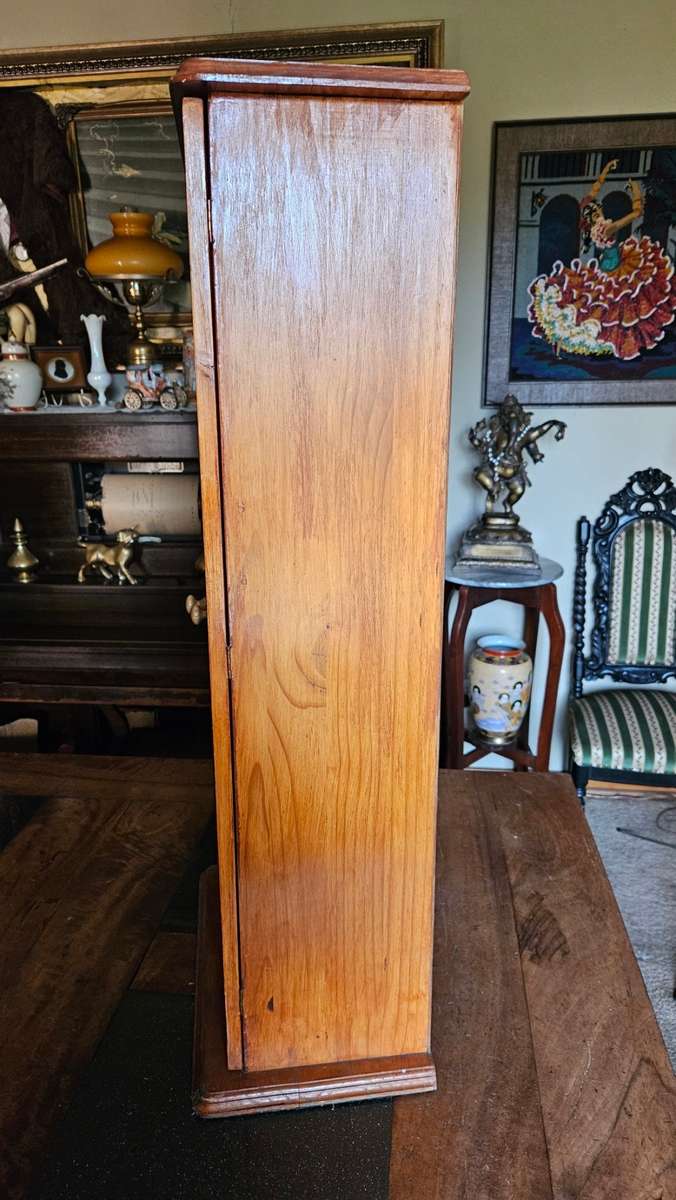 Beautiful Double Door Oregon Pine CD Rack