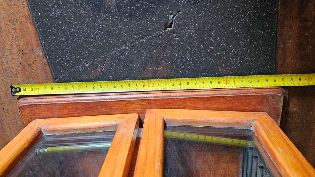 Beautiful Double Door Oregon Pine CD Rack