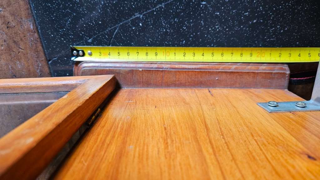 Beautiful Double Door Oregon Pine CD Rack