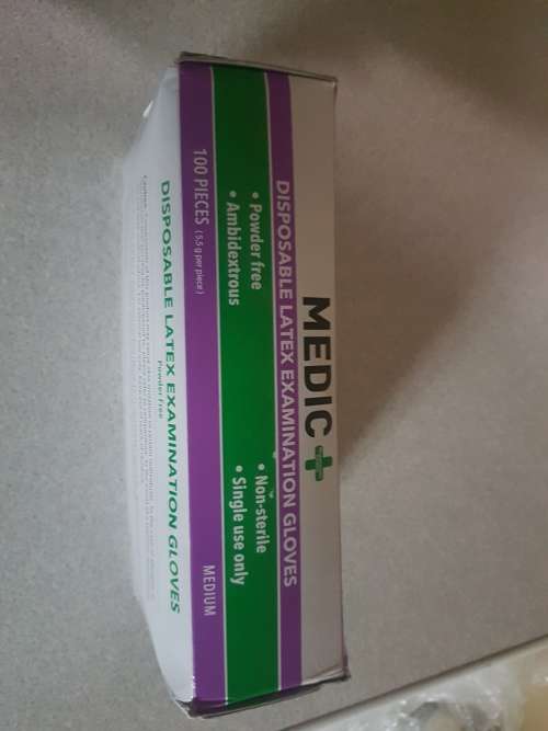 Latex gloves (100 in box)