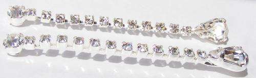 DAZZLING CRYSTAL EARRINGS - NO RESERVE - STUNNING!!