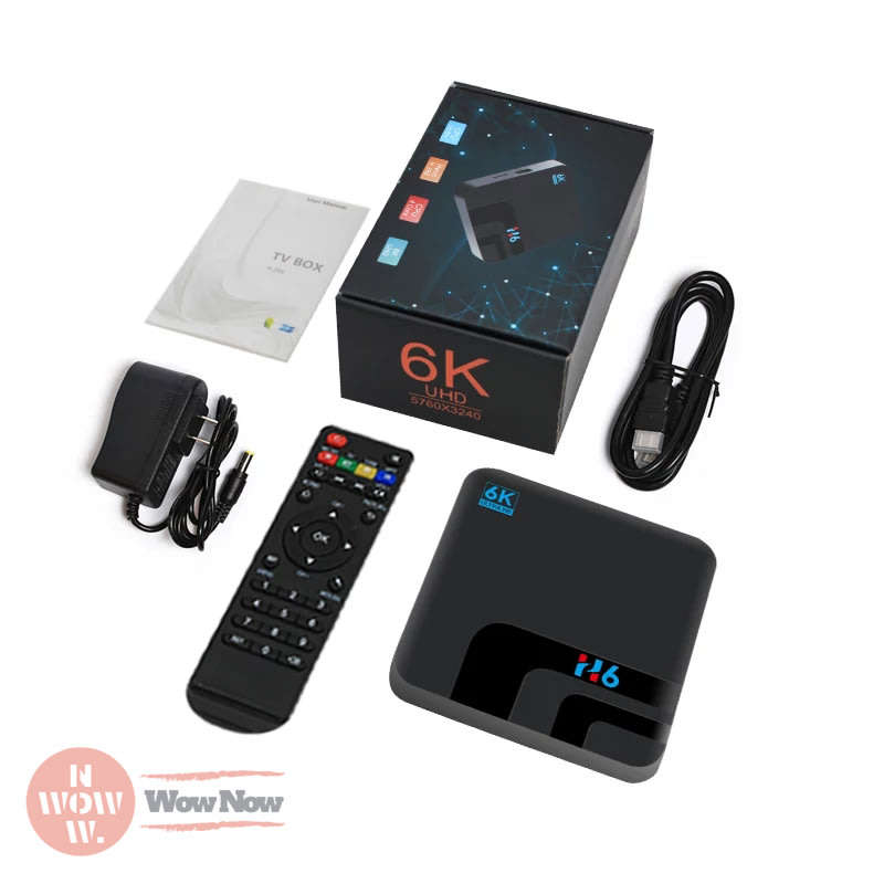 NEW H6 6K 4GB+32GB SMART TV BOX