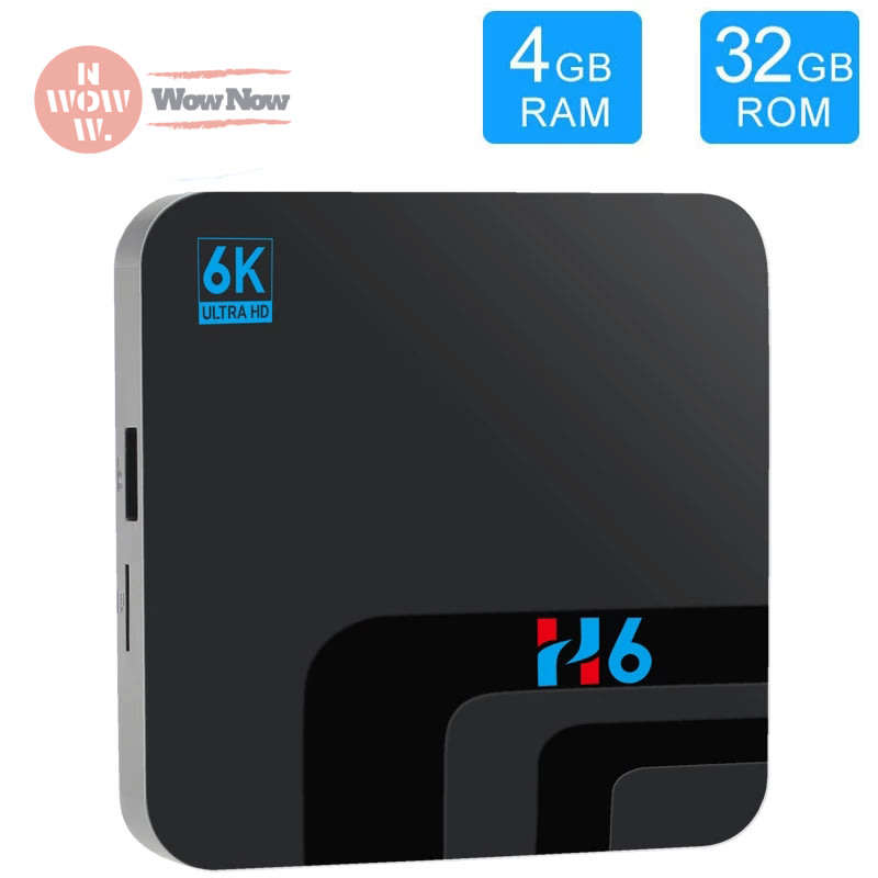 NEW H6 6K 4GB+32GB SMART TV BOX