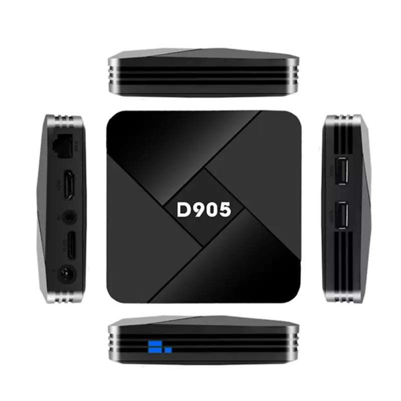 **2019** D905 OTT Smart Tv Box High Speed High Performance