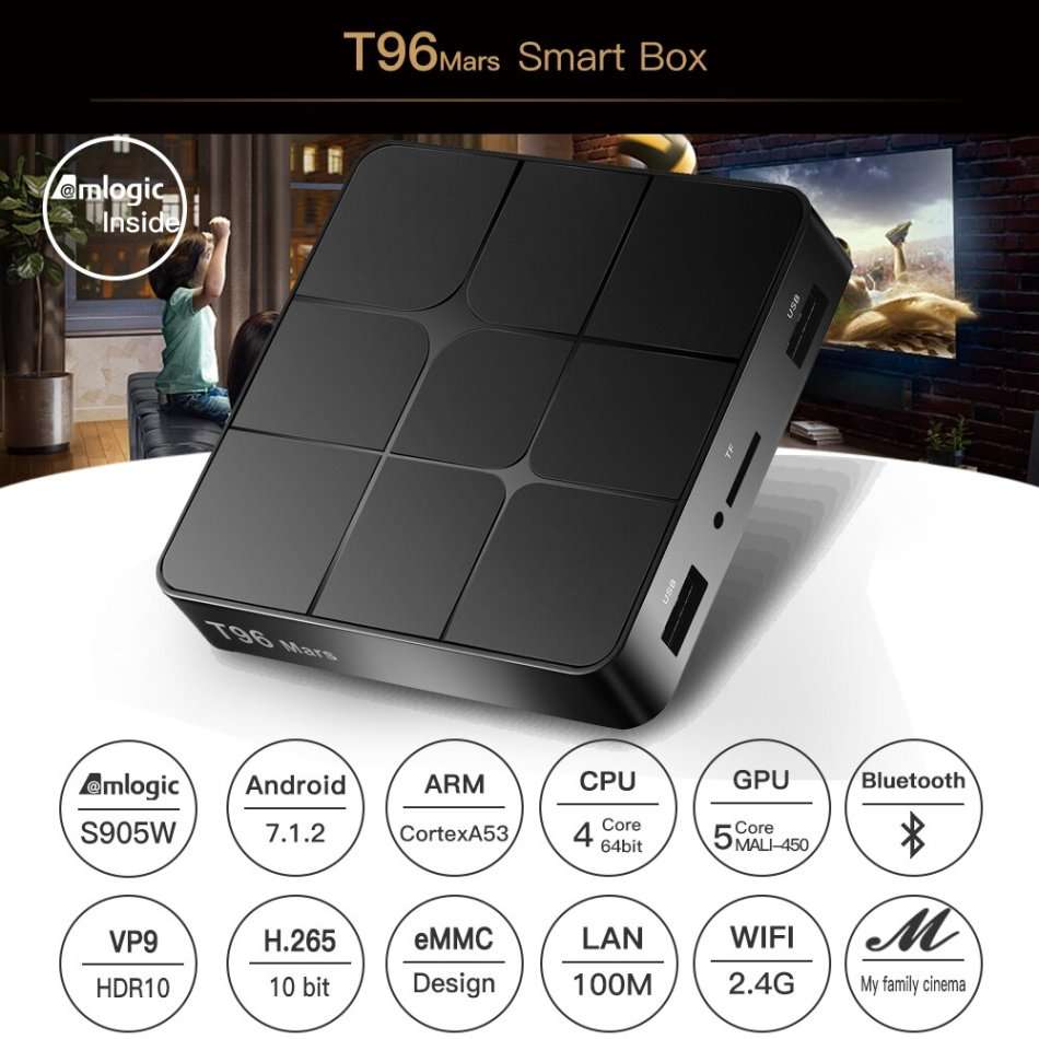 T96 Mars HIGH PERFORMANCE SMART TV BOX R799 Value